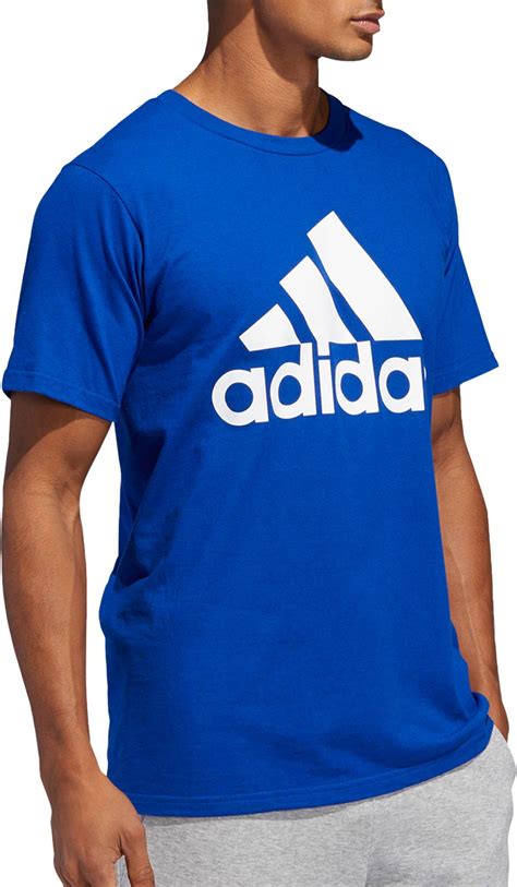 blaues adidas t shirt herren|Blaue adidas T.